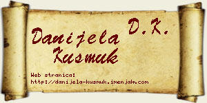 Danijela Kusmuk vizit kartica